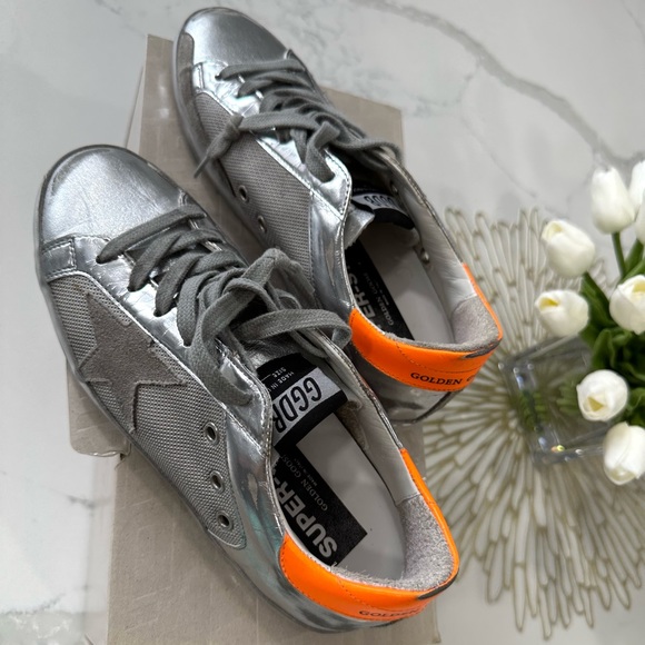 Golden Goose Metallic Sneakers Superstar - Picture 4 of 7